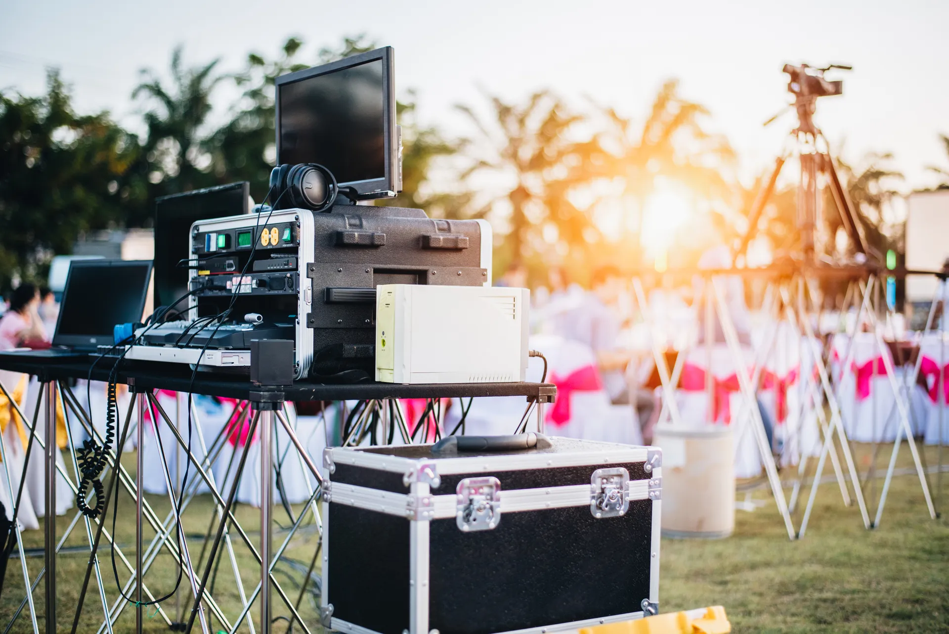 Sound gear and stage equipment